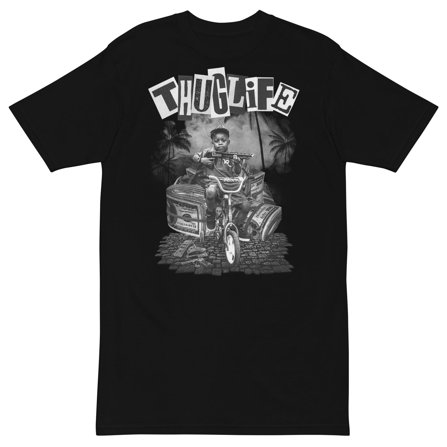 Thug life Men’s premium heavyweight tee