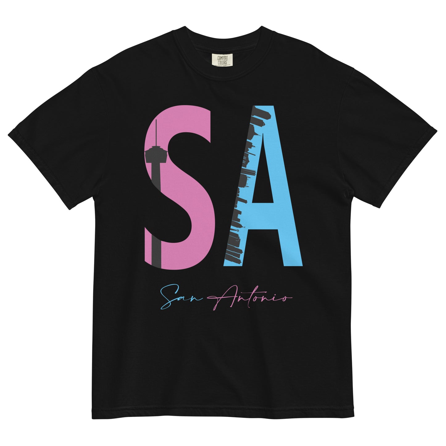 MY SA Unisex dyed heavyweight t-shirt