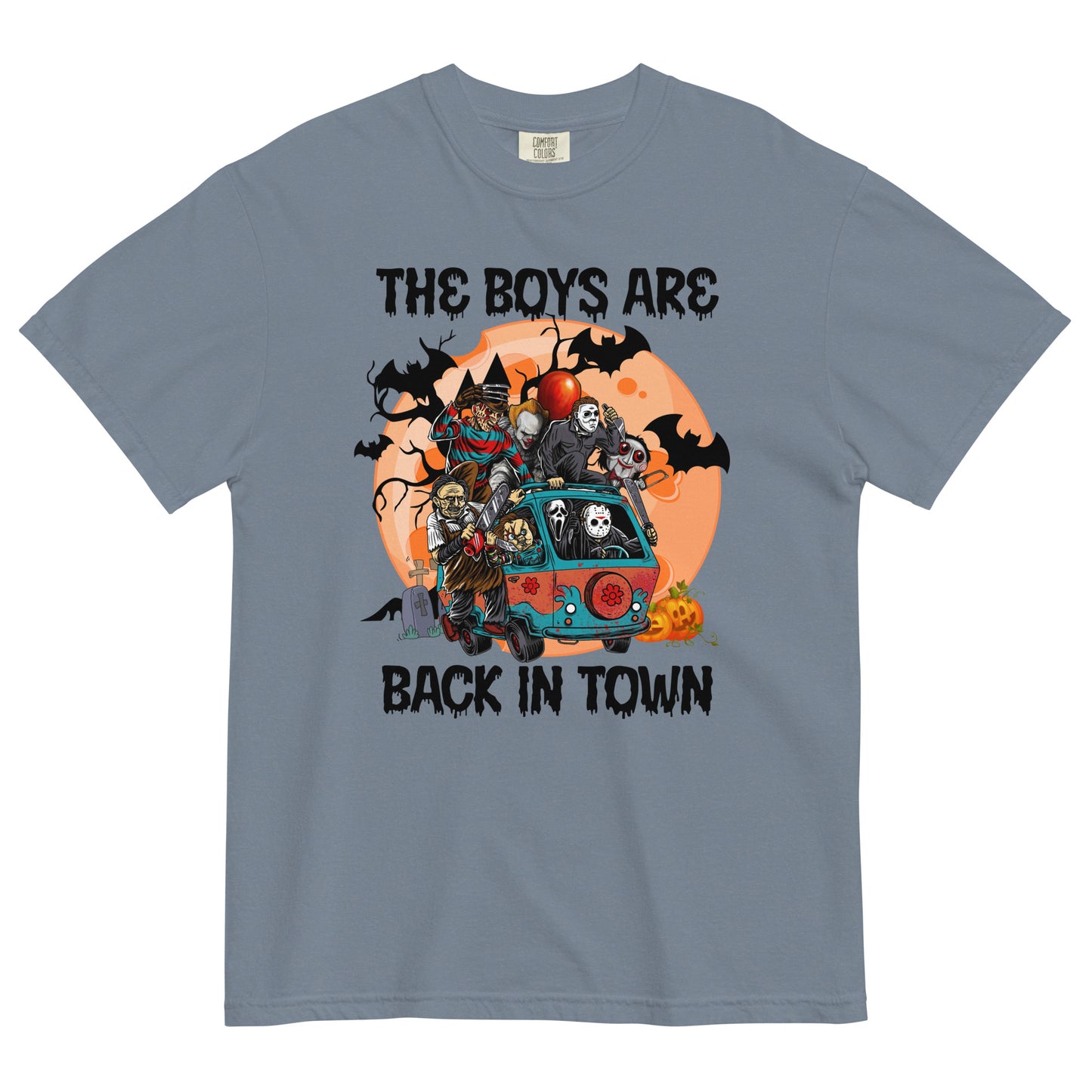 BOYS ARE BACK Unisex garment-dyed heavyweight t-shirt