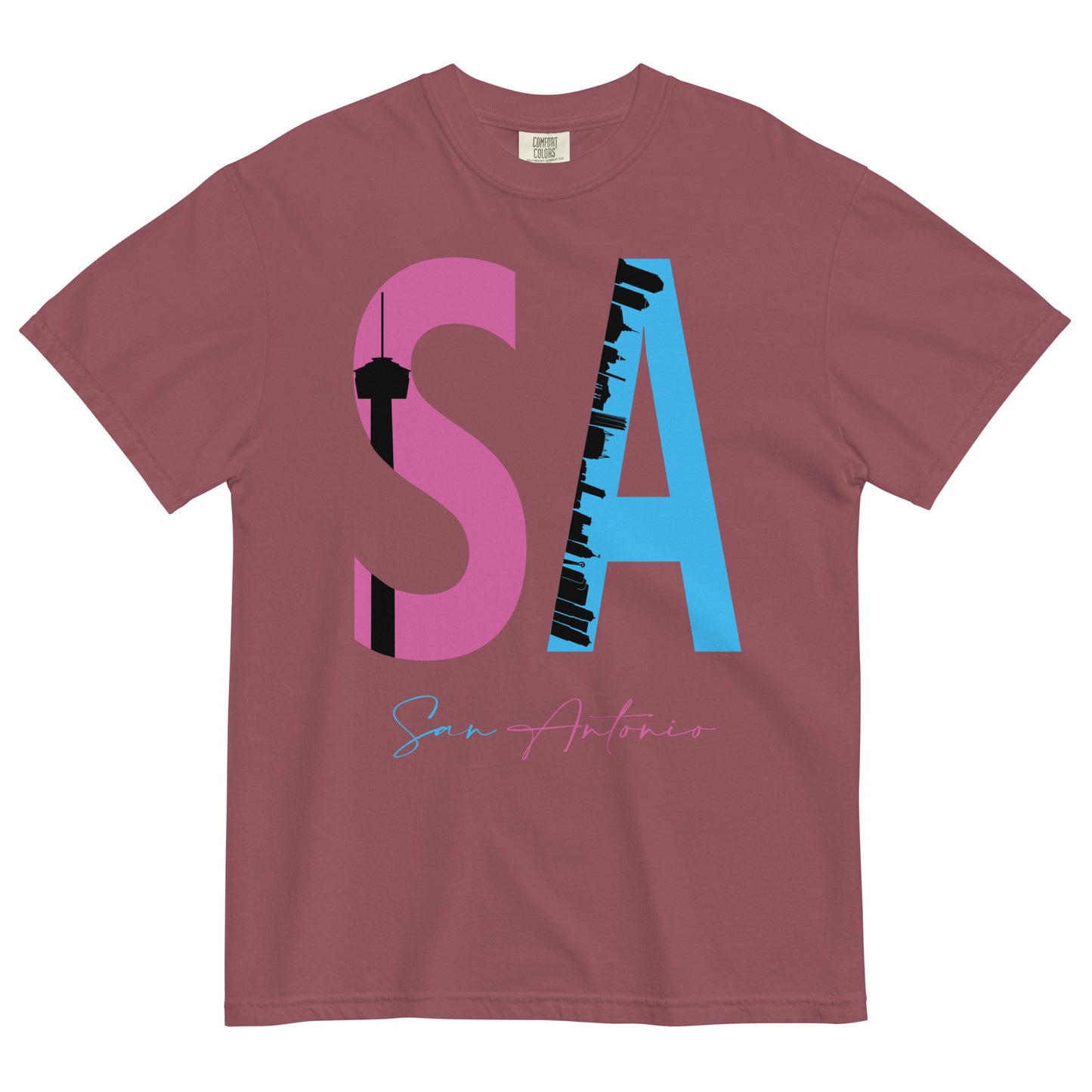 MY SA Unisex dyed heavyweight t-shirt