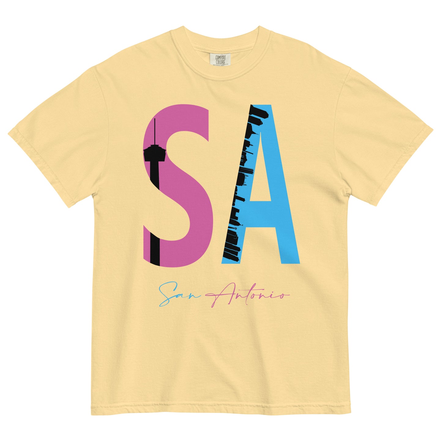 MY SA Unisex dyed heavyweight t-shirt