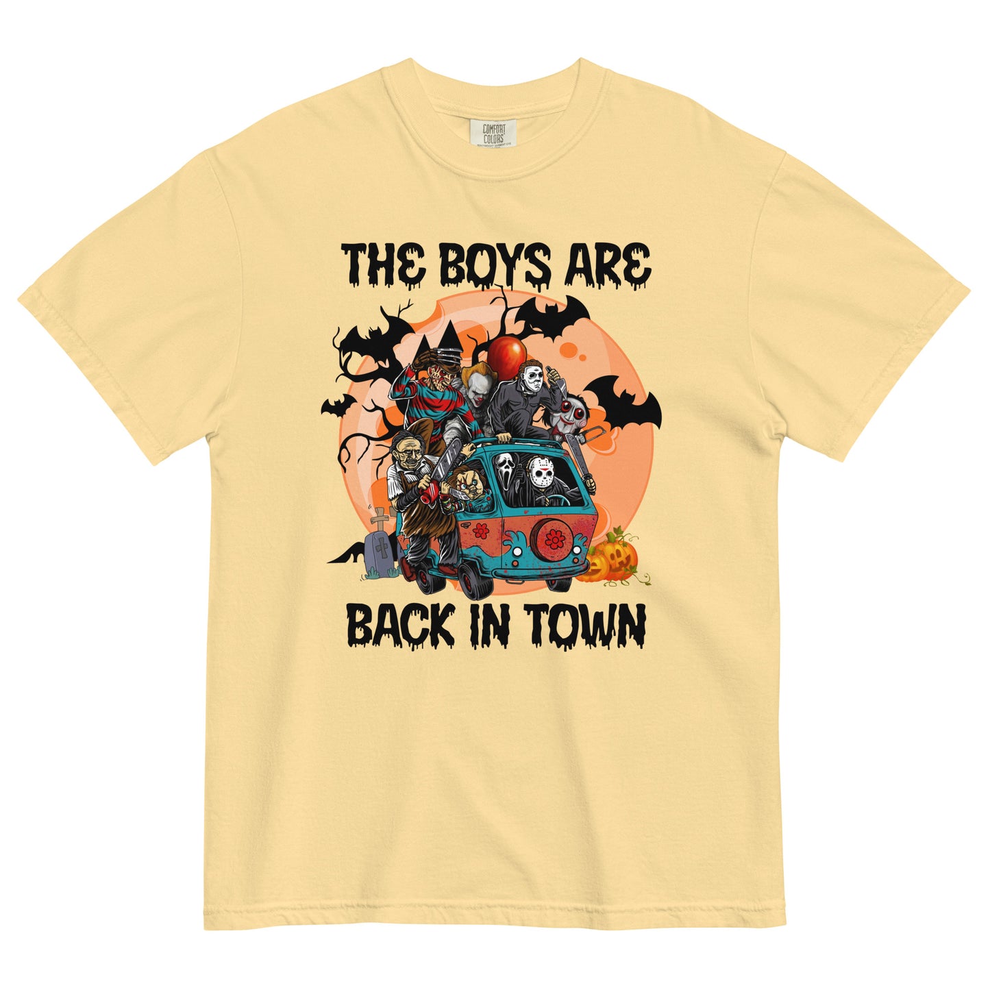 BOYS ARE BACK Unisex garment-dyed heavyweight t-shirt