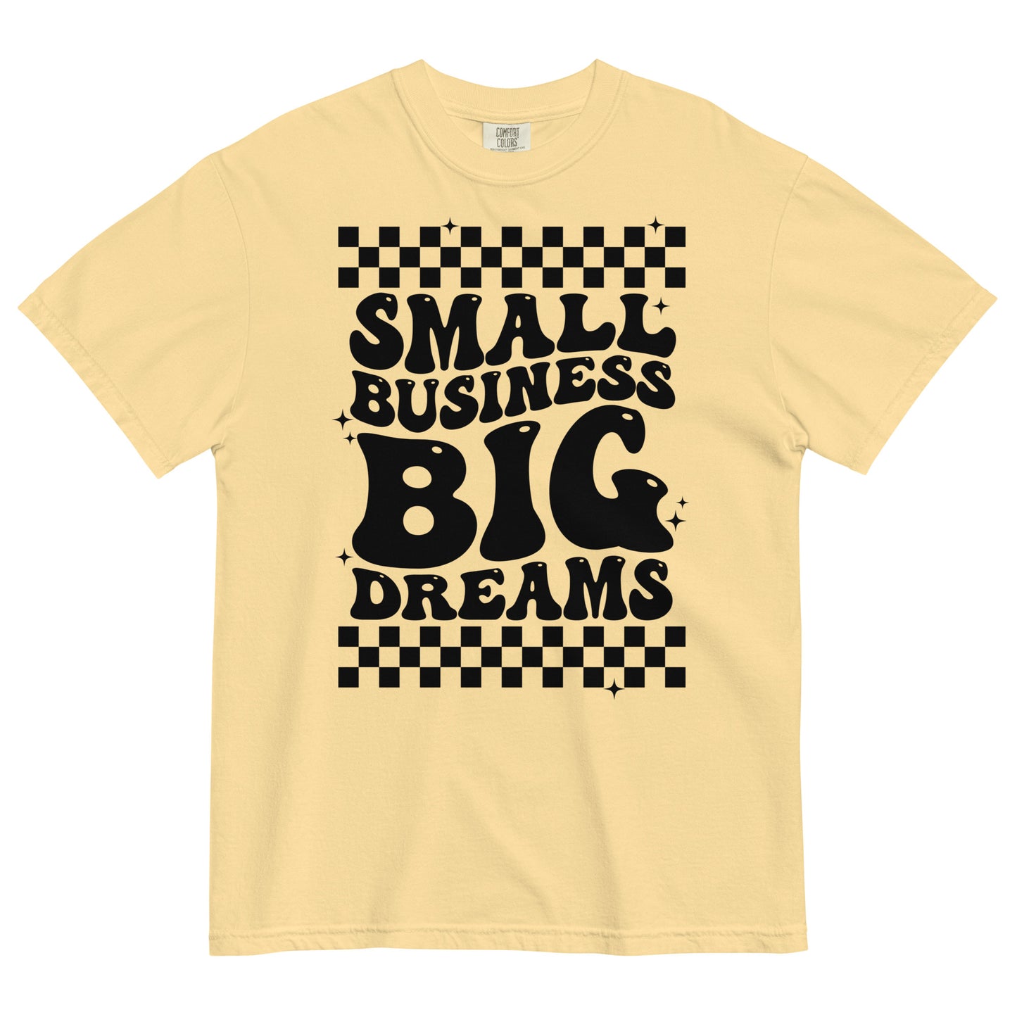 BIG DREAMS Unisex garment-dyed heavyweight t-shirt