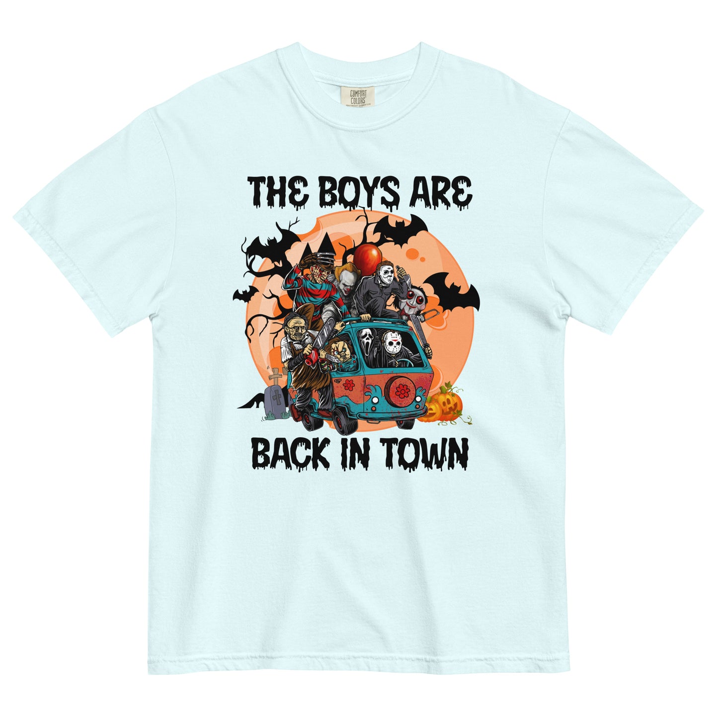 BOYS ARE BACK Unisex garment-dyed heavyweight t-shirt