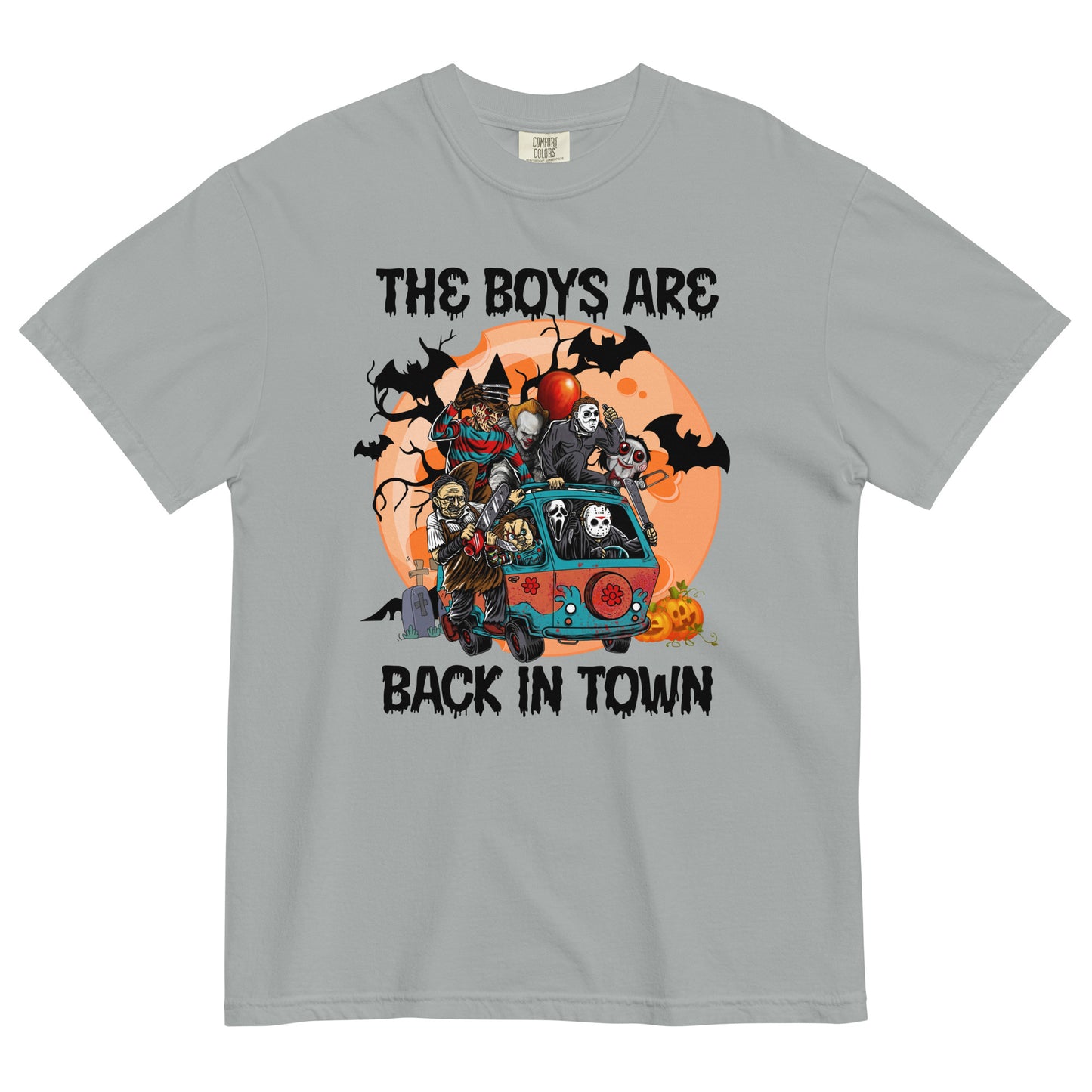 BOYS ARE BACK Unisex garment-dyed heavyweight t-shirt