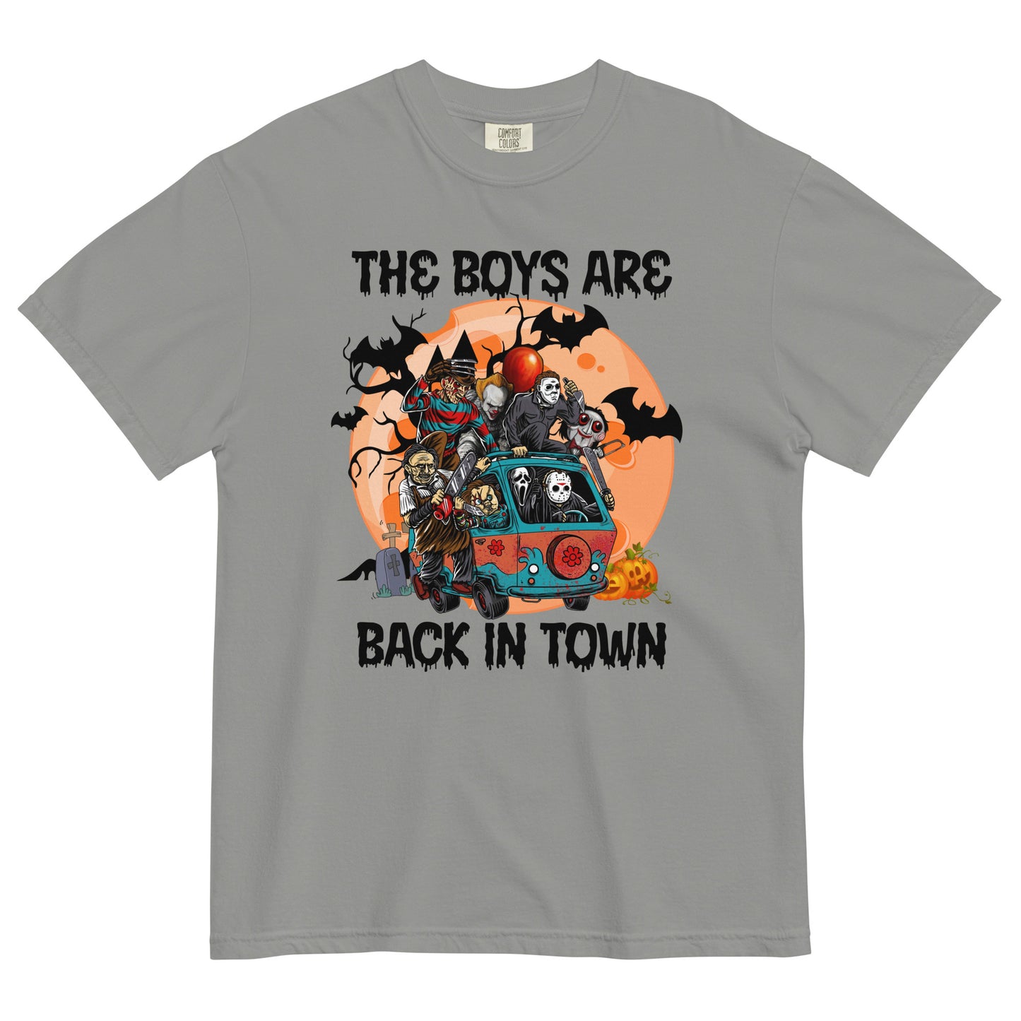 BOYS ARE BACK Unisex garment-dyed heavyweight t-shirt