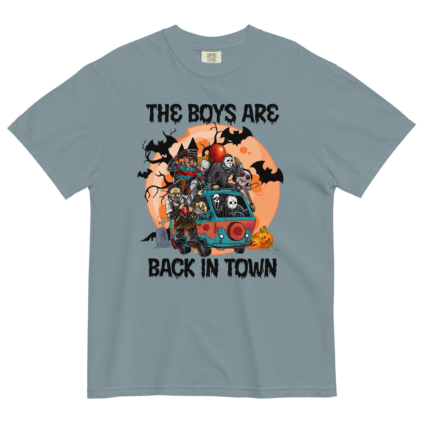 BOYS ARE BACK Unisex garment-dyed heavyweight t-shirt