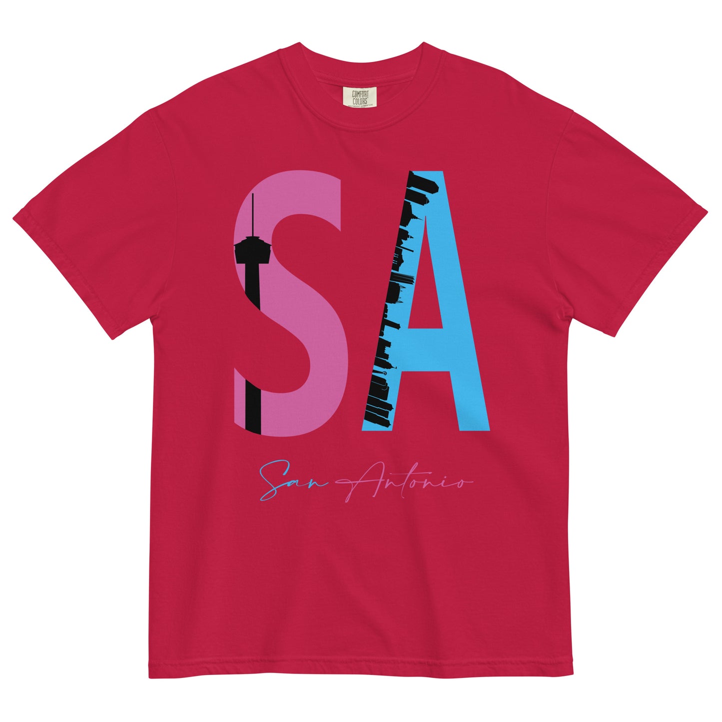 MY SA Unisex dyed heavyweight t-shirt