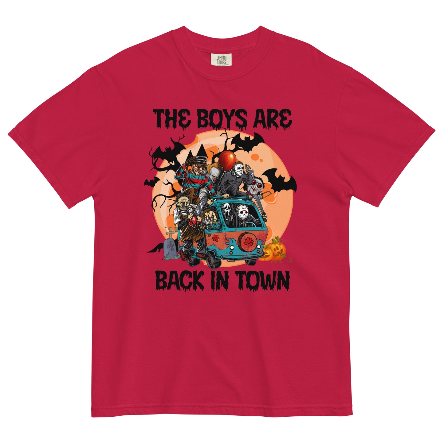 BOYS ARE BACK Unisex garment-dyed heavyweight t-shirt