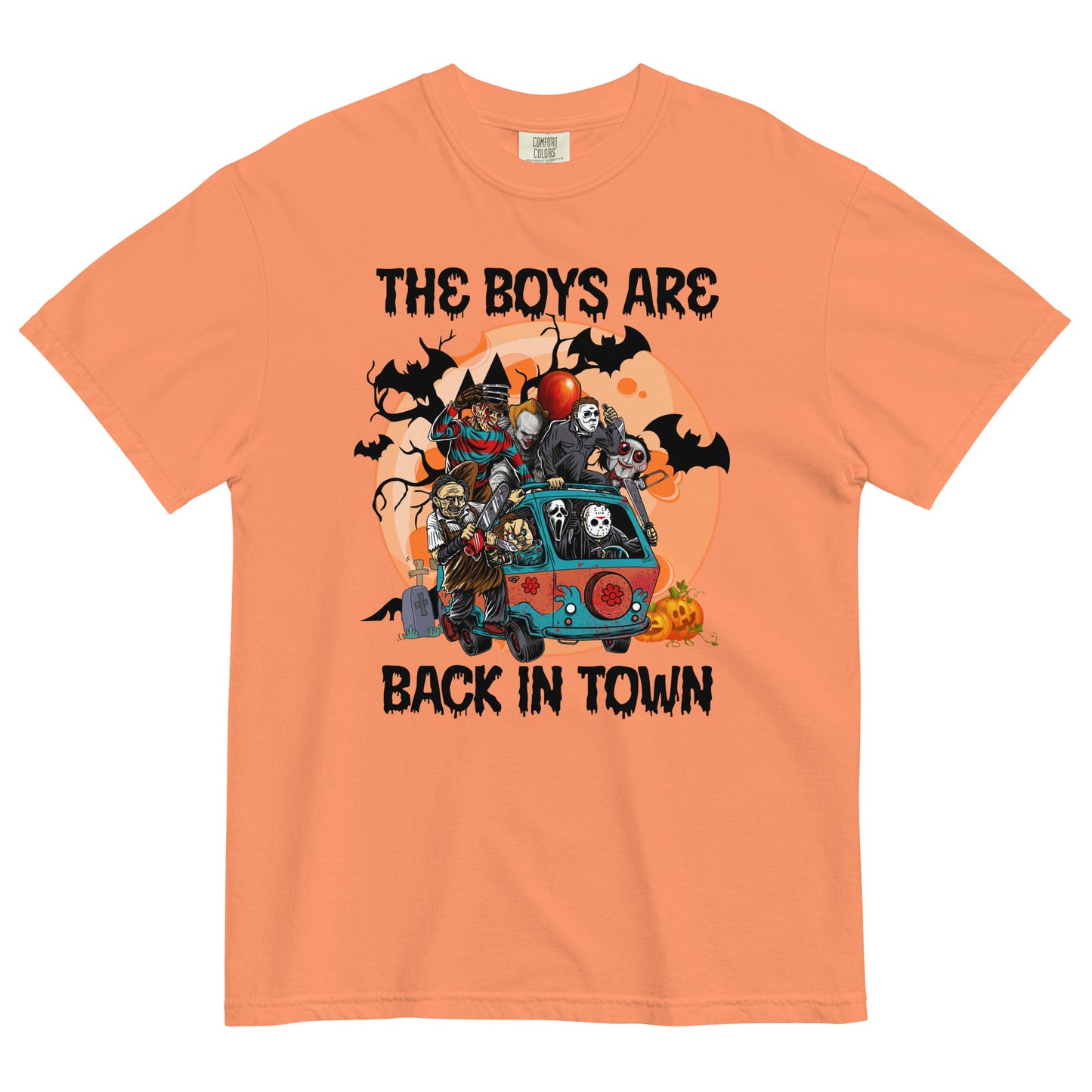 BOYS ARE BACK Unisex garment-dyed heavyweight t-shirt