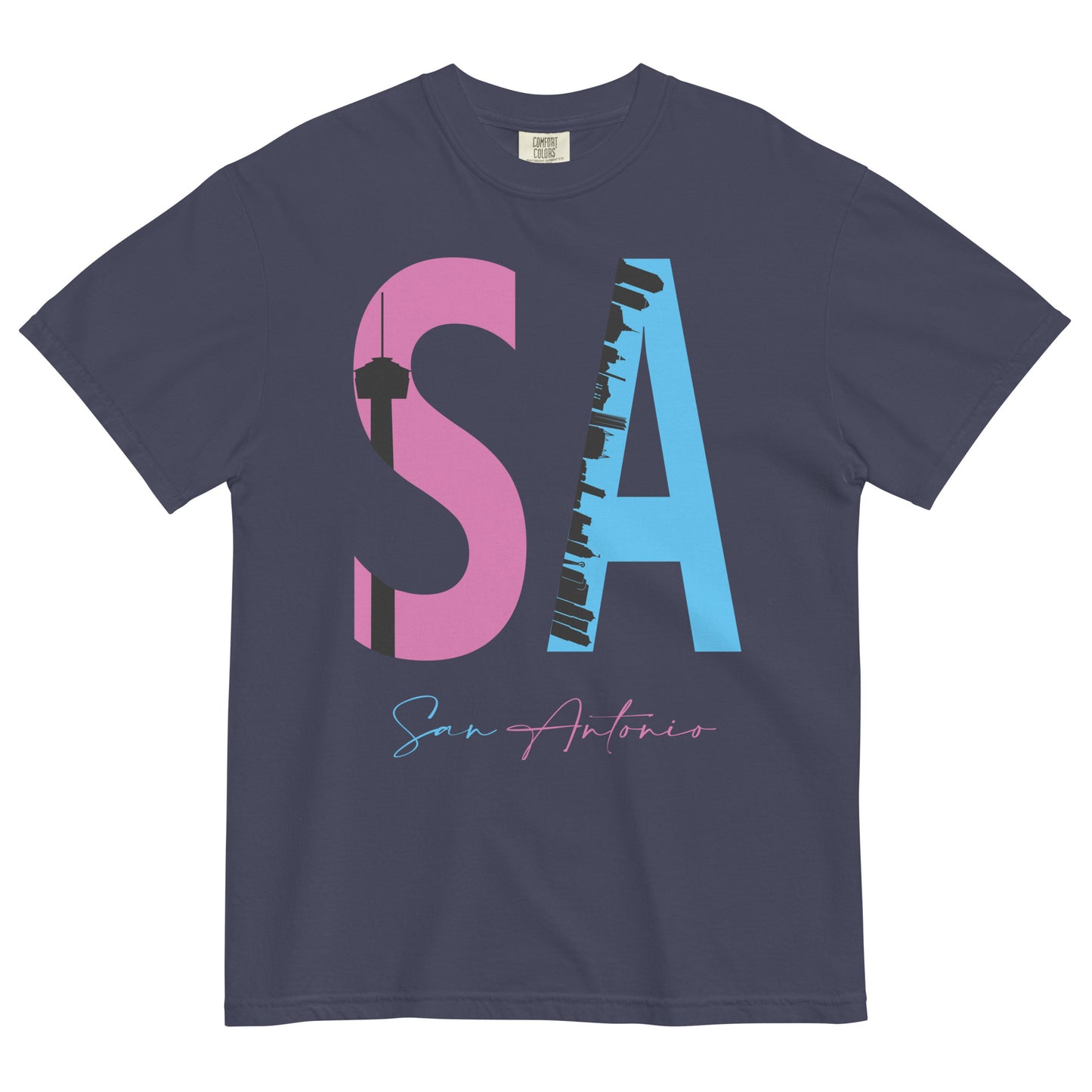 MY SA Unisex dyed heavyweight t-shirt