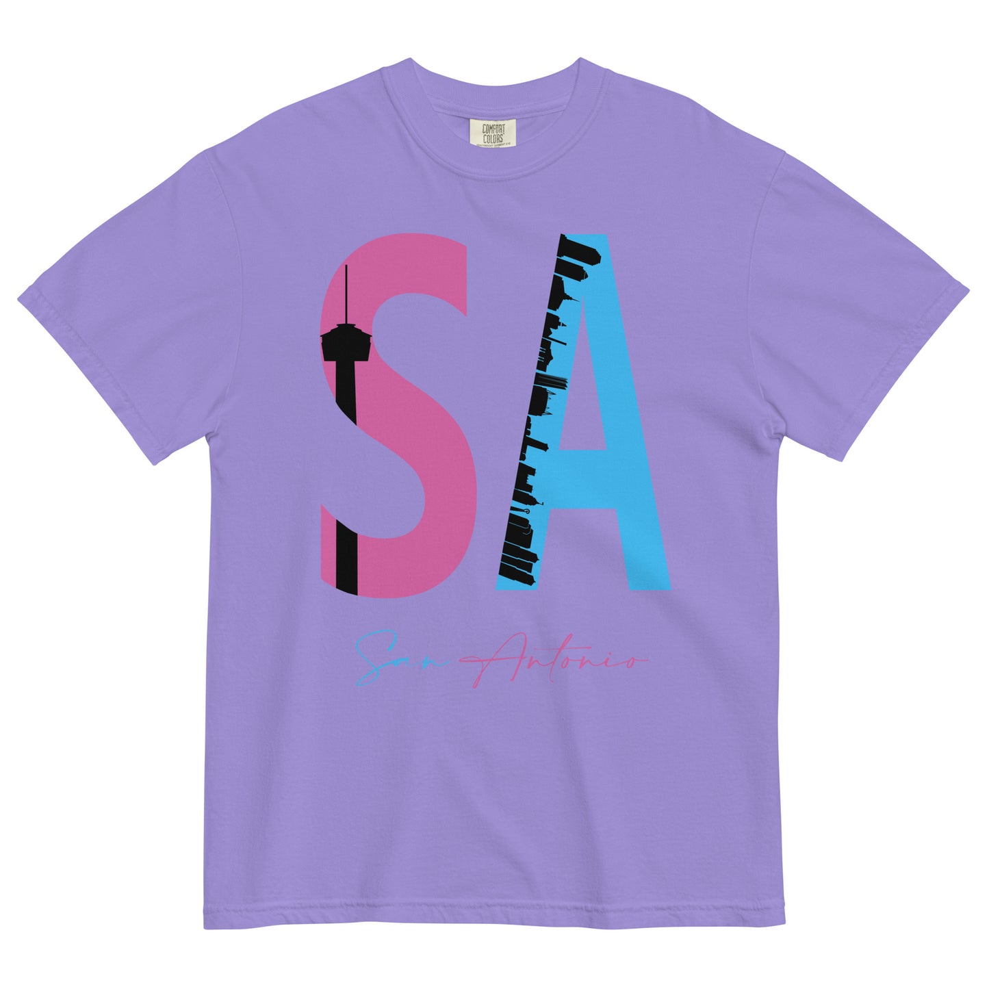 MY SA Unisex dyed heavyweight t-shirt