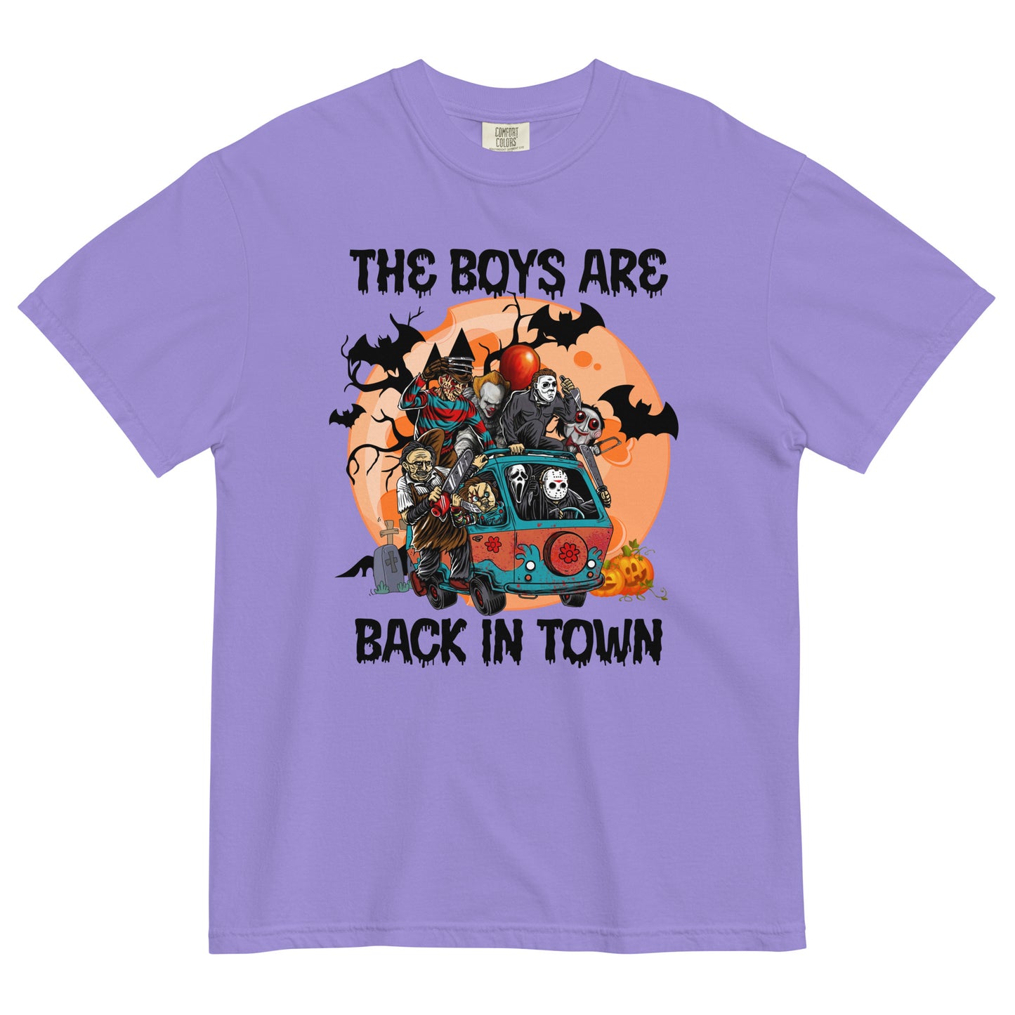 BOYS ARE BACK Unisex garment-dyed heavyweight t-shirt