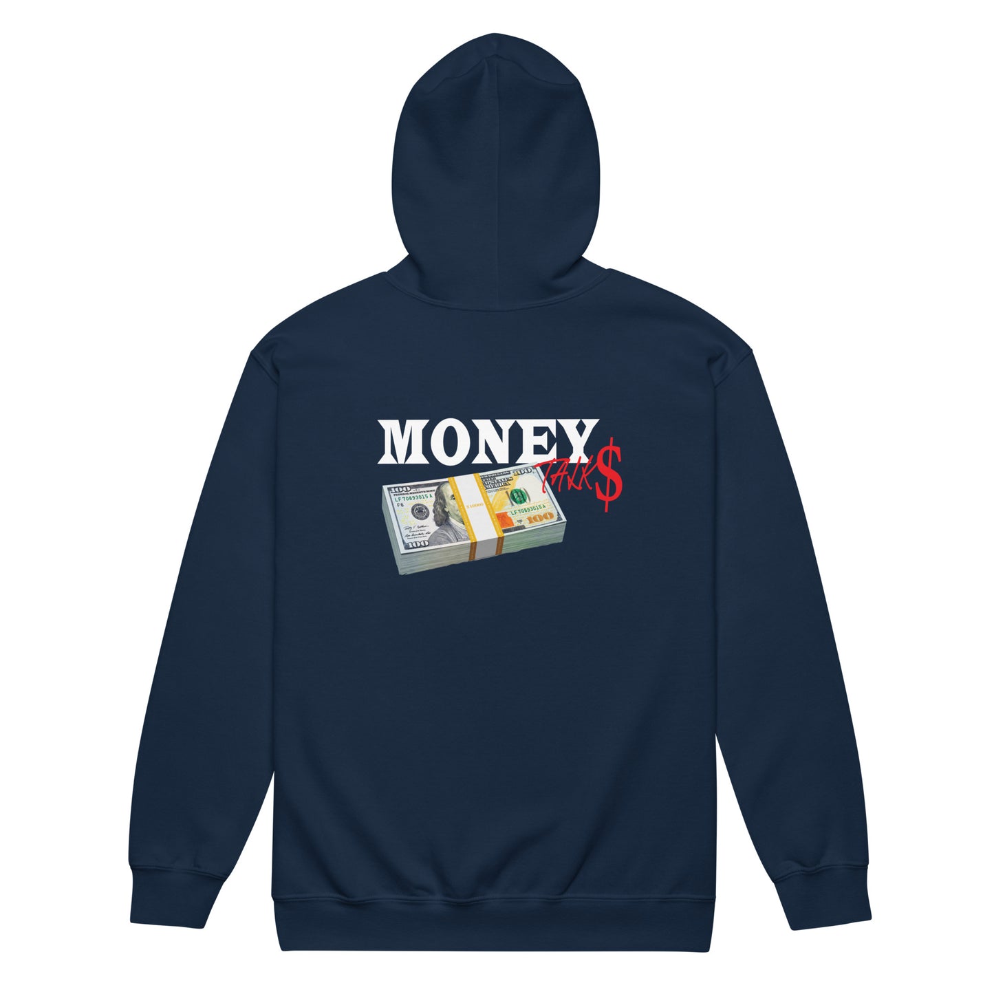 Money talks streetwear Unisex heavy blend zip hoodie