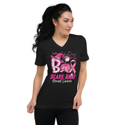 BOO B.C.A. Unisex Short Sleeve V-Neck T-Shirt