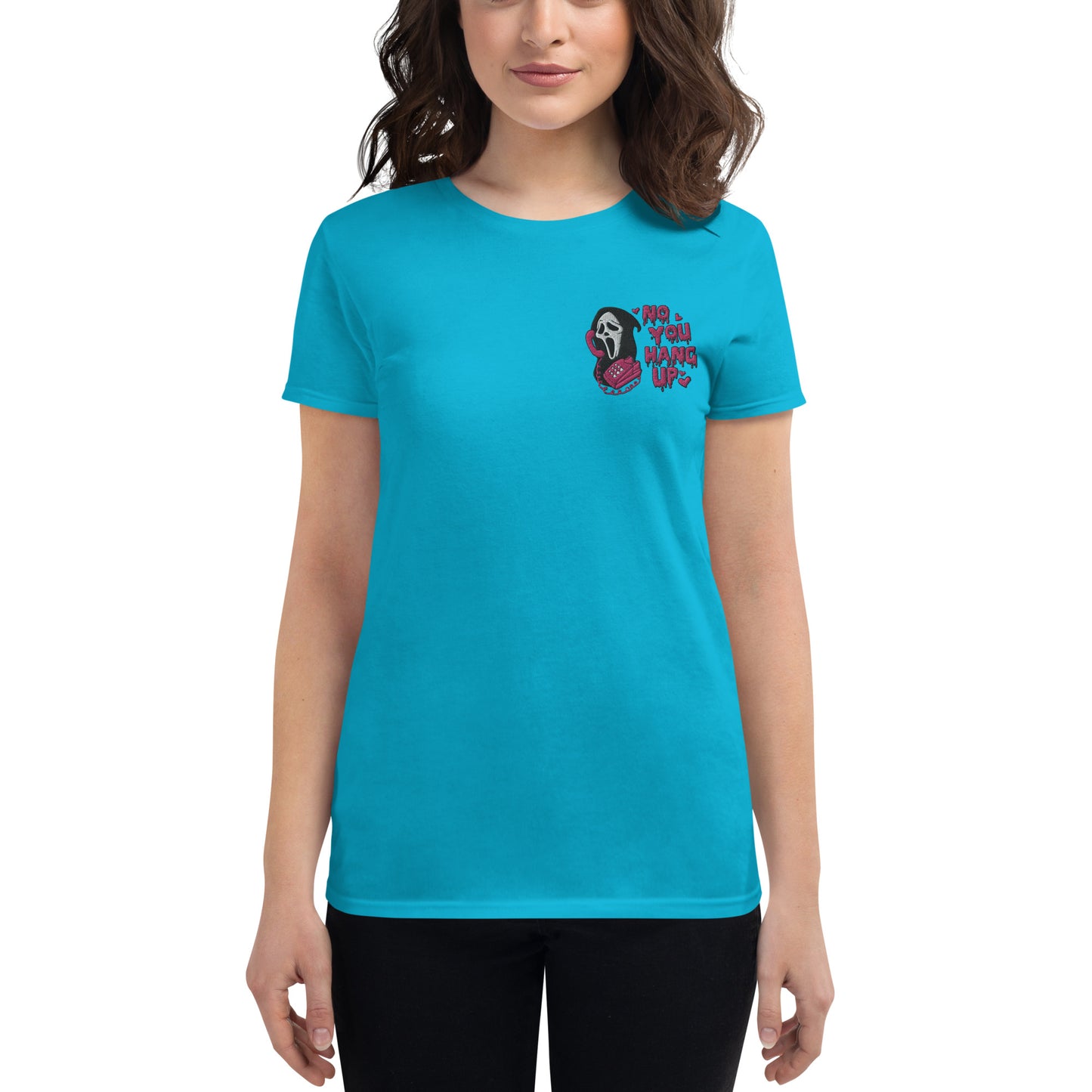 Ghost face you hang up Women's short sleeve t-shirt