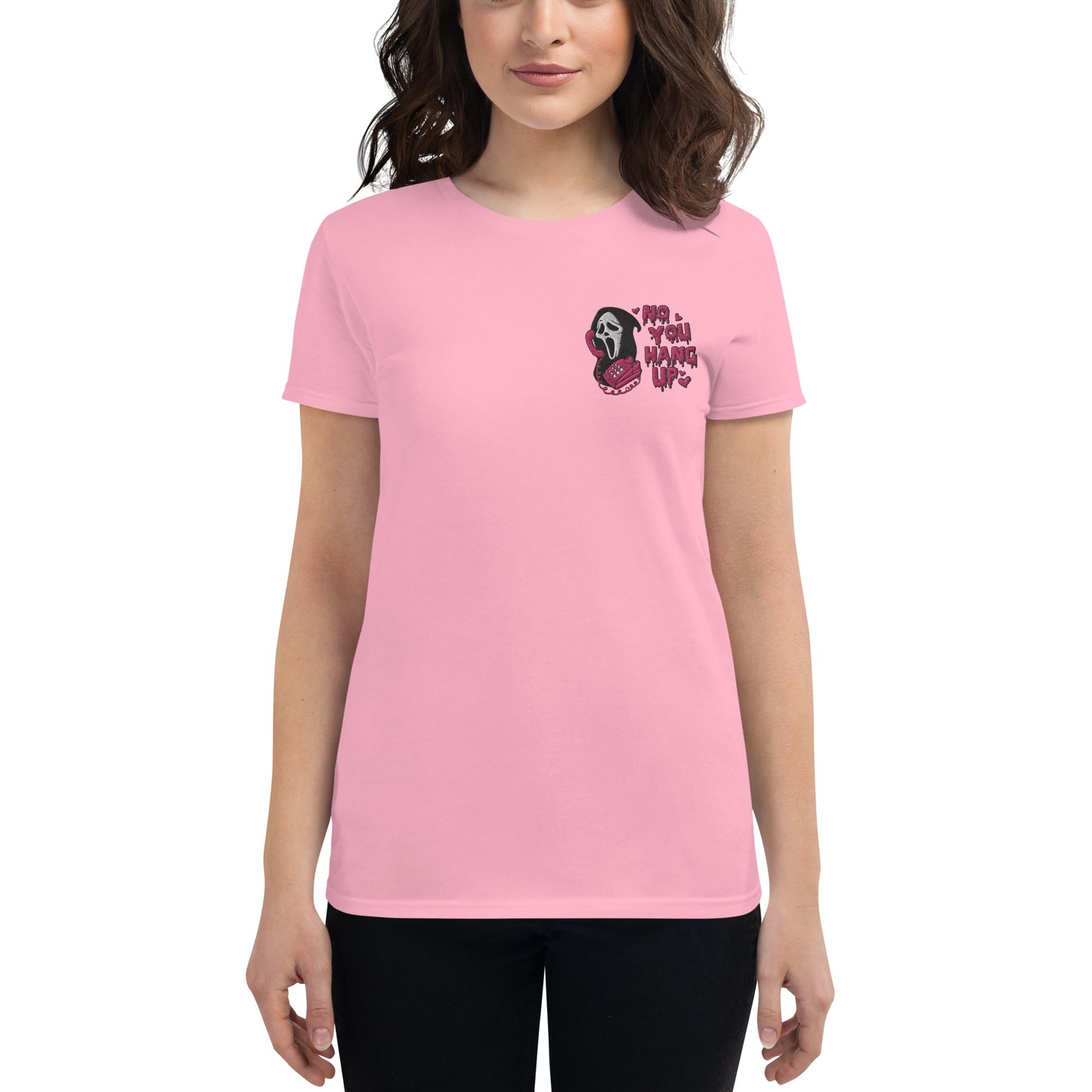 Ghost face you hang up Women's short sleeve t-shirt