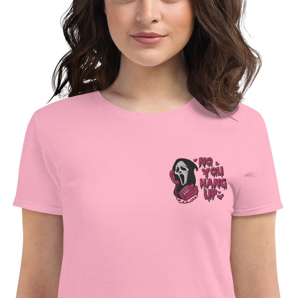 Ghost face you hang up Women's short sleeve t-shirt