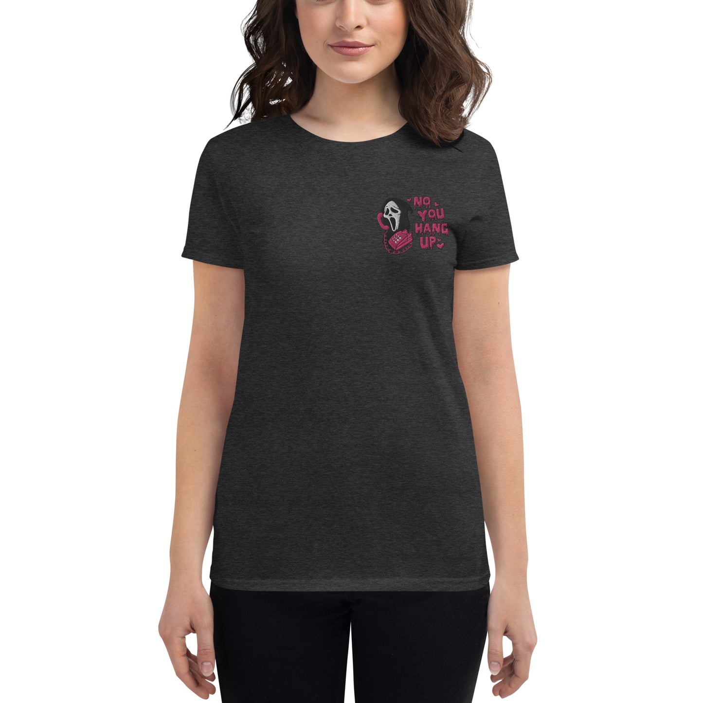 Ghost face you hang up Women's short sleeve t-shirt