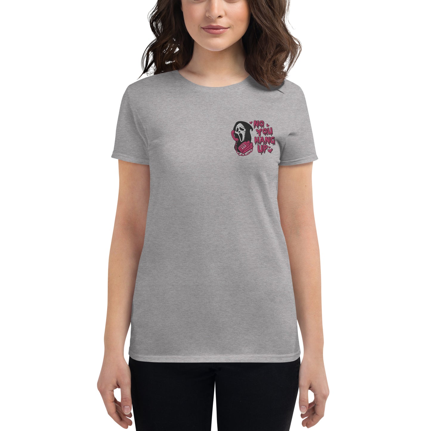 Ghost face you hang up Women's short sleeve t-shirt