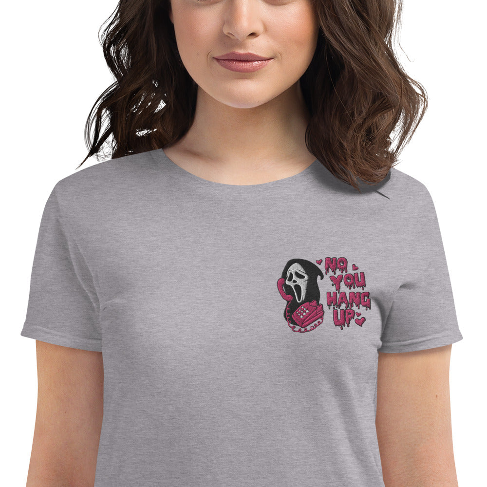 Ghost face you hang up Women's short sleeve t-shirt