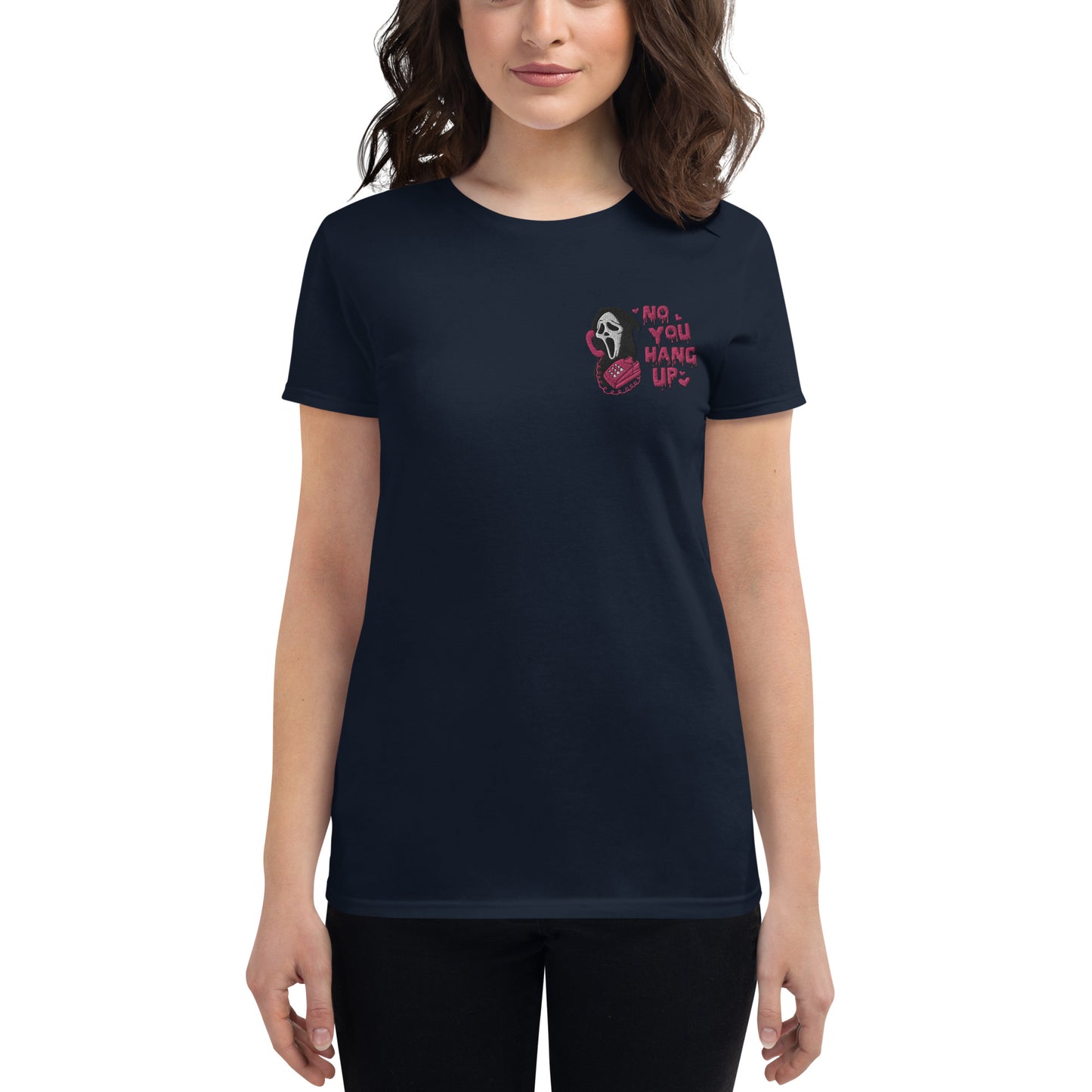 Ghost face you hang up Women's short sleeve t-shirt