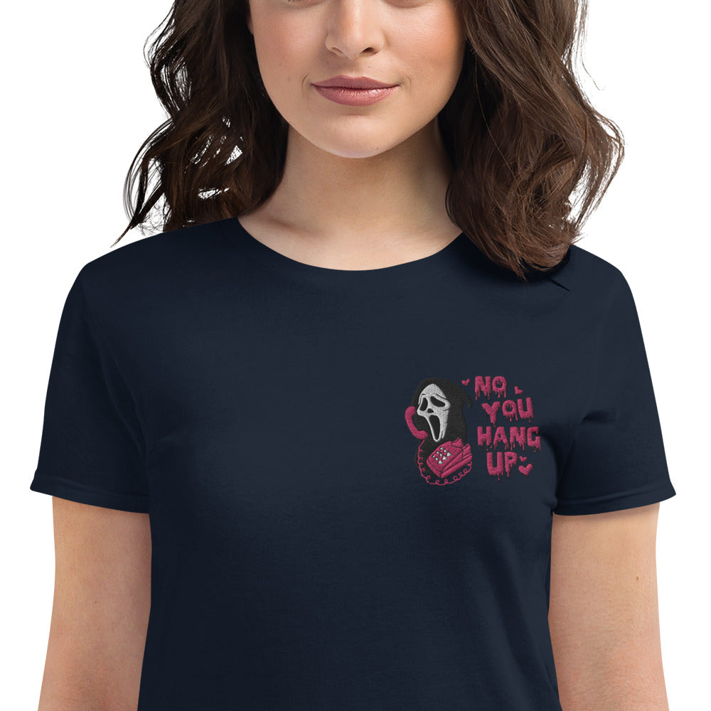 Ghost face you hang up Women's short sleeve t-shirt