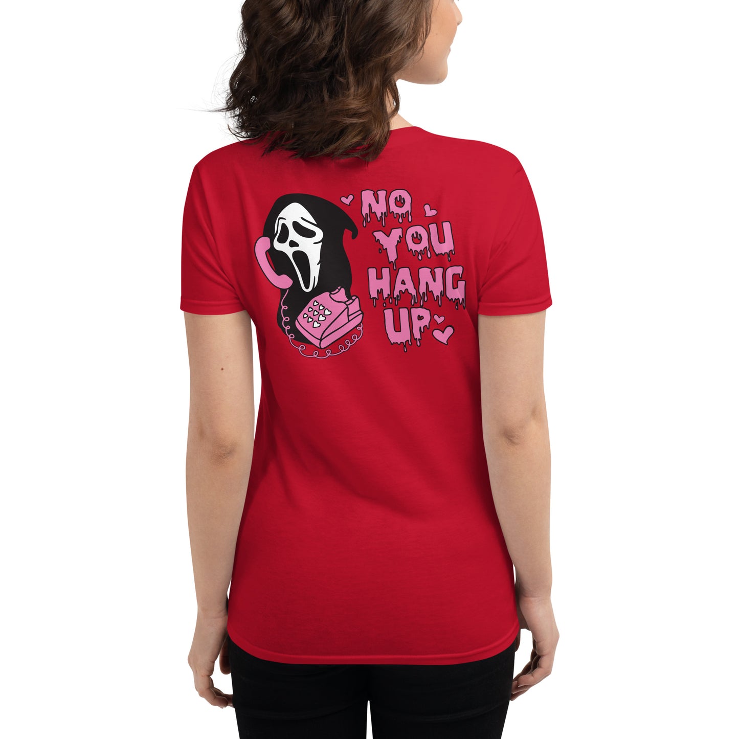 Ghost face you hang up Women's short sleeve t-shirt