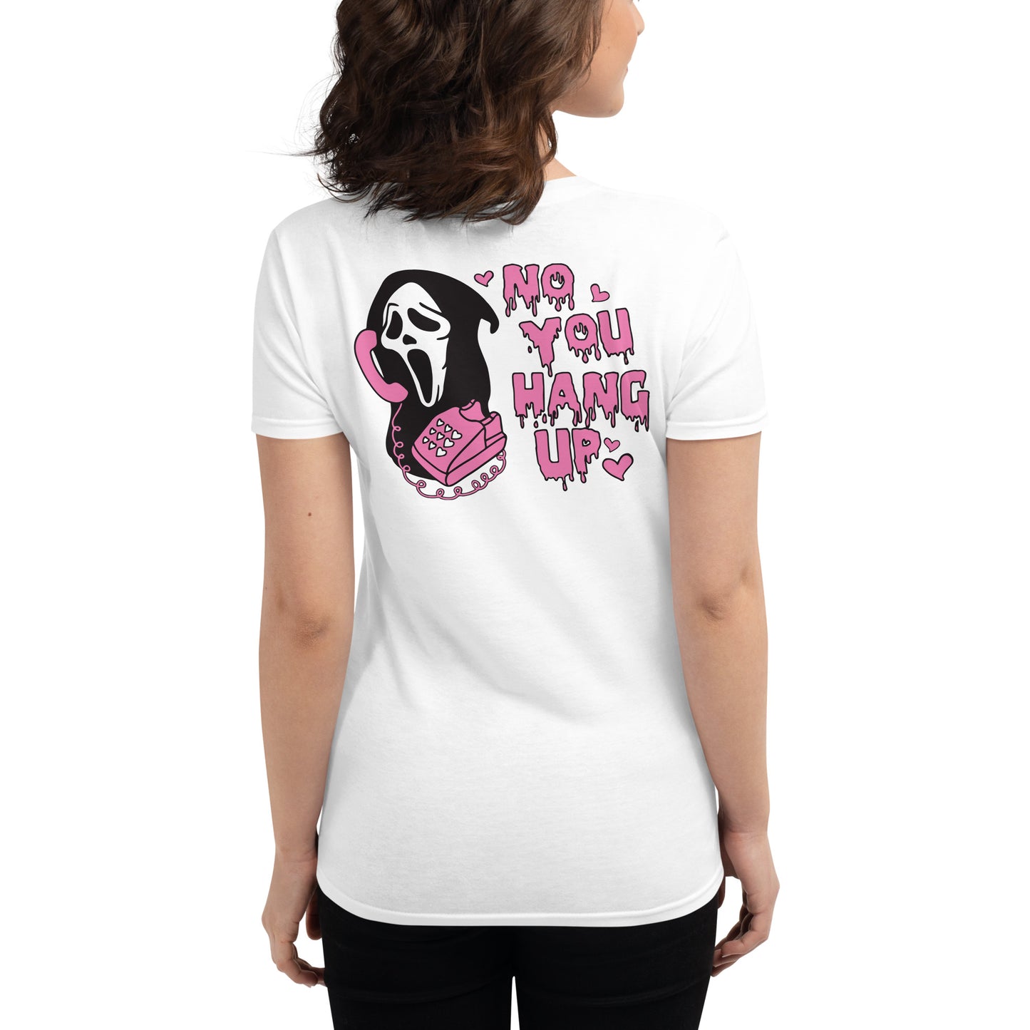 Ghost face you hang up Women's short sleeve t-shirt