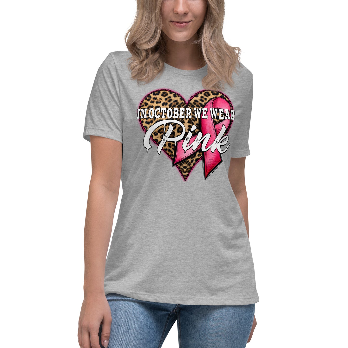 we wear pink Women's Relaxed T-Shirt