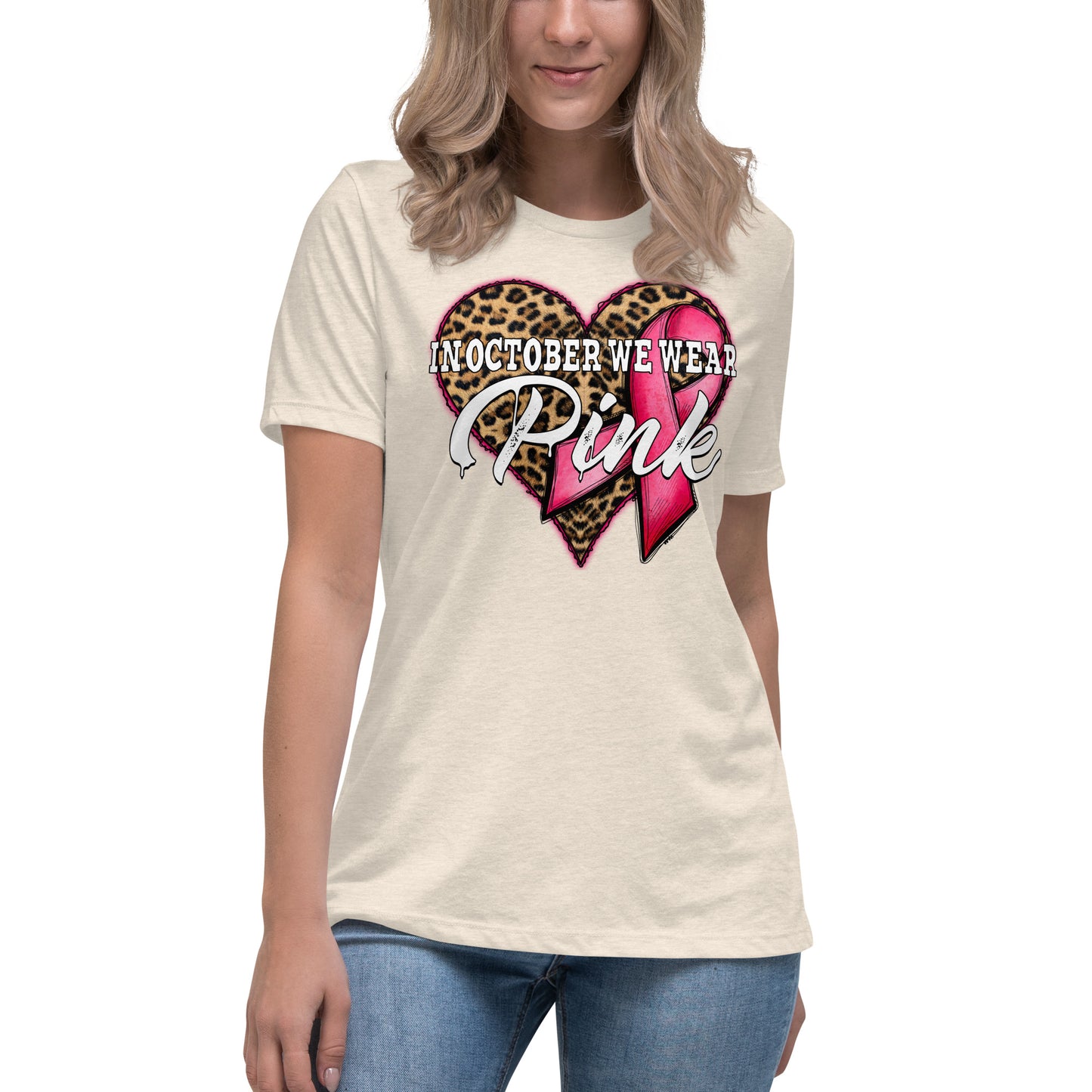 we wear pink Women's Relaxed T-Shirt