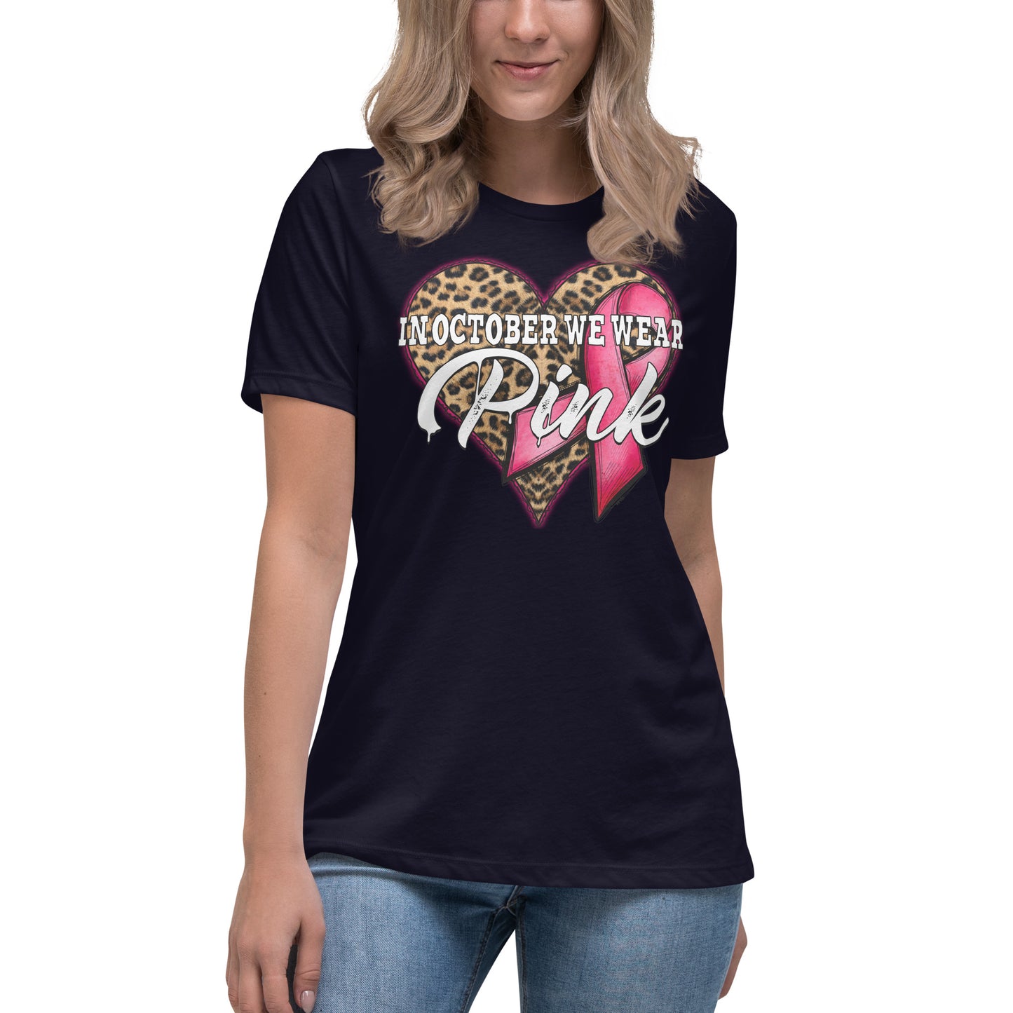 we wear pink Women's Relaxed T-Shirt