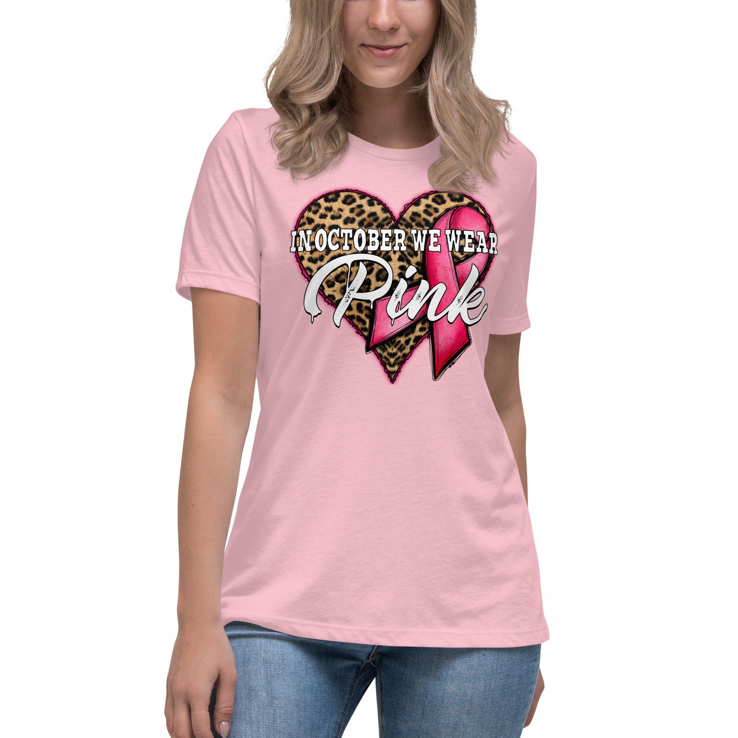 we wear pink Women's Relaxed T-Shirt