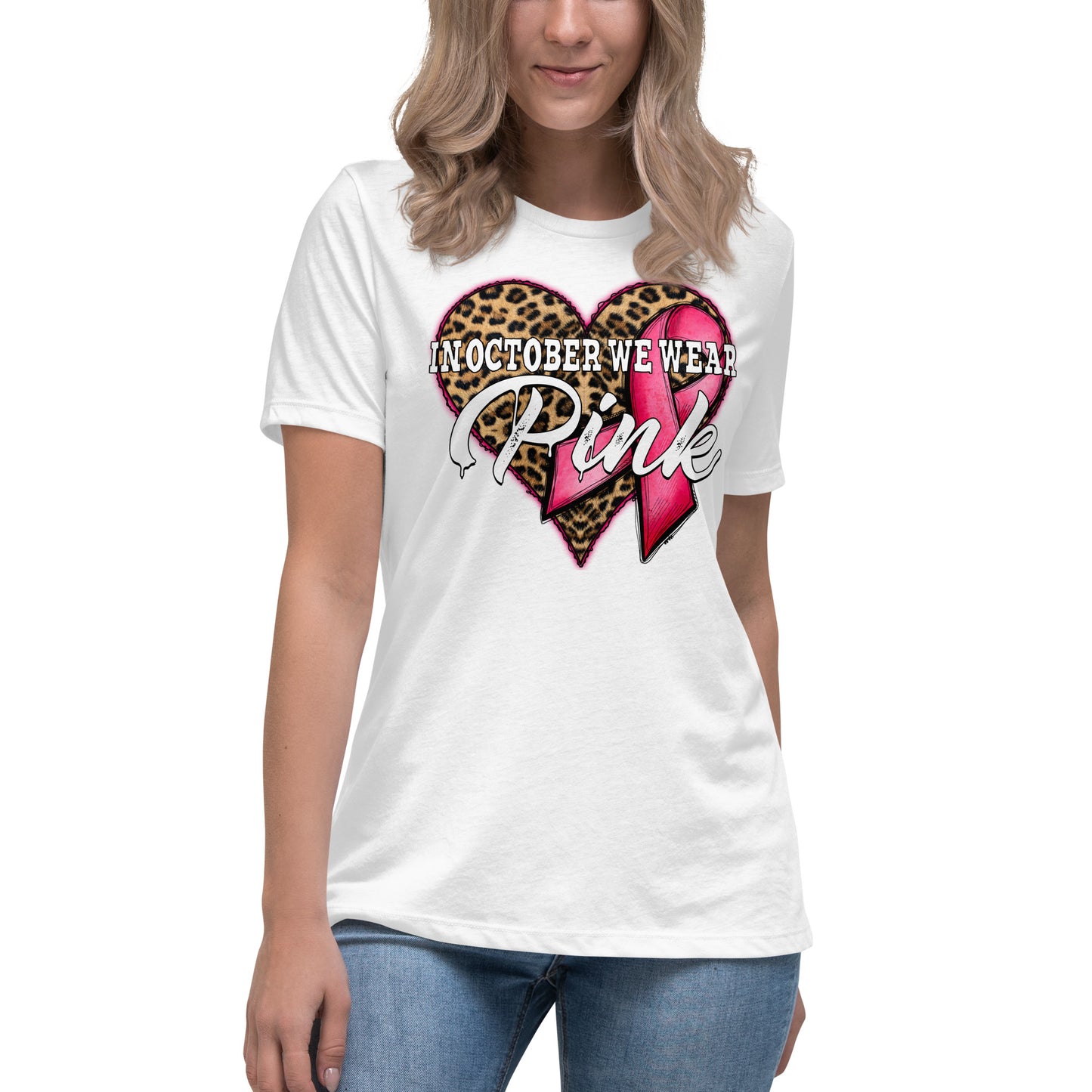 we wear pink Women's Relaxed T-Shirt