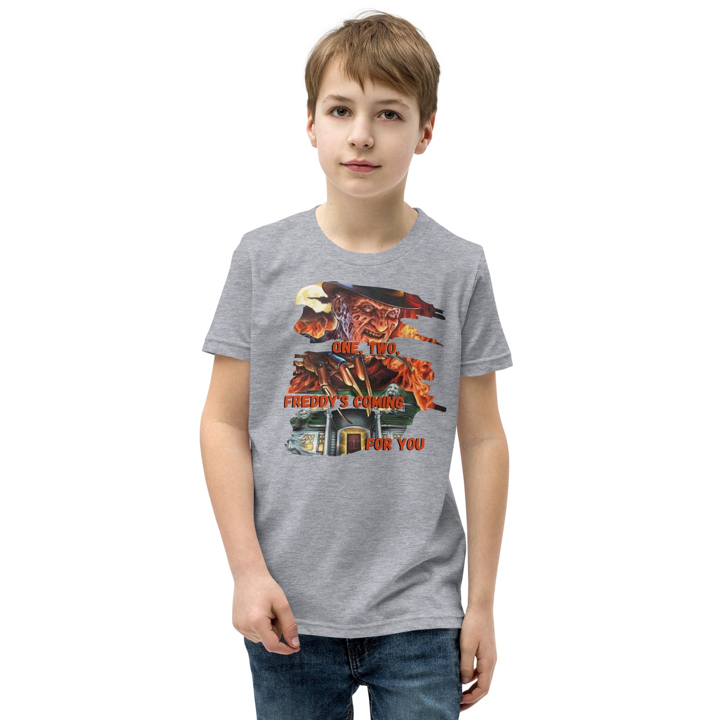 Freddy krueger halloween Youth Short Sleeve Tee