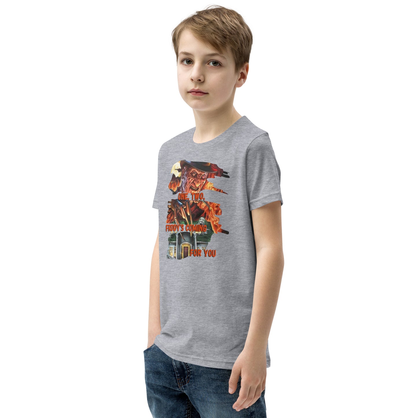 Freddy krueger halloween Youth Short Sleeve Tee