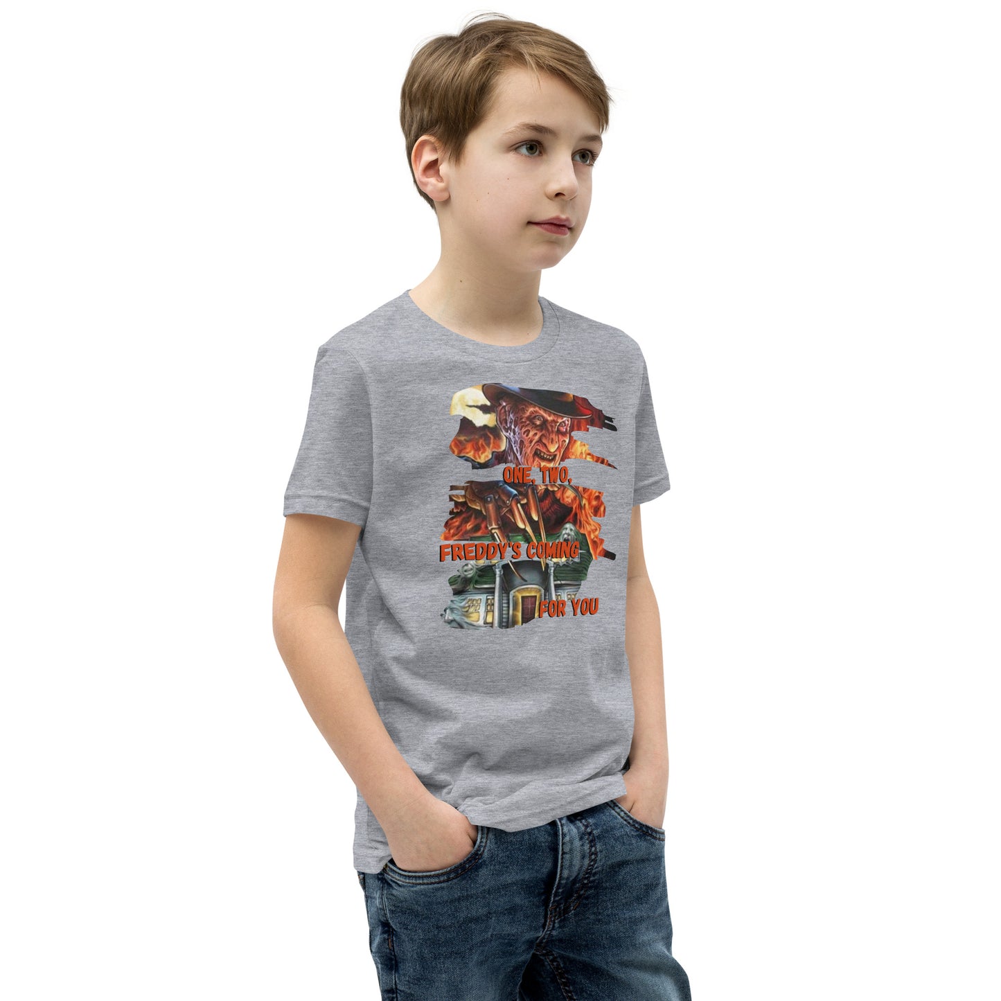 Freddy krueger halloween Youth Short Sleeve Tee