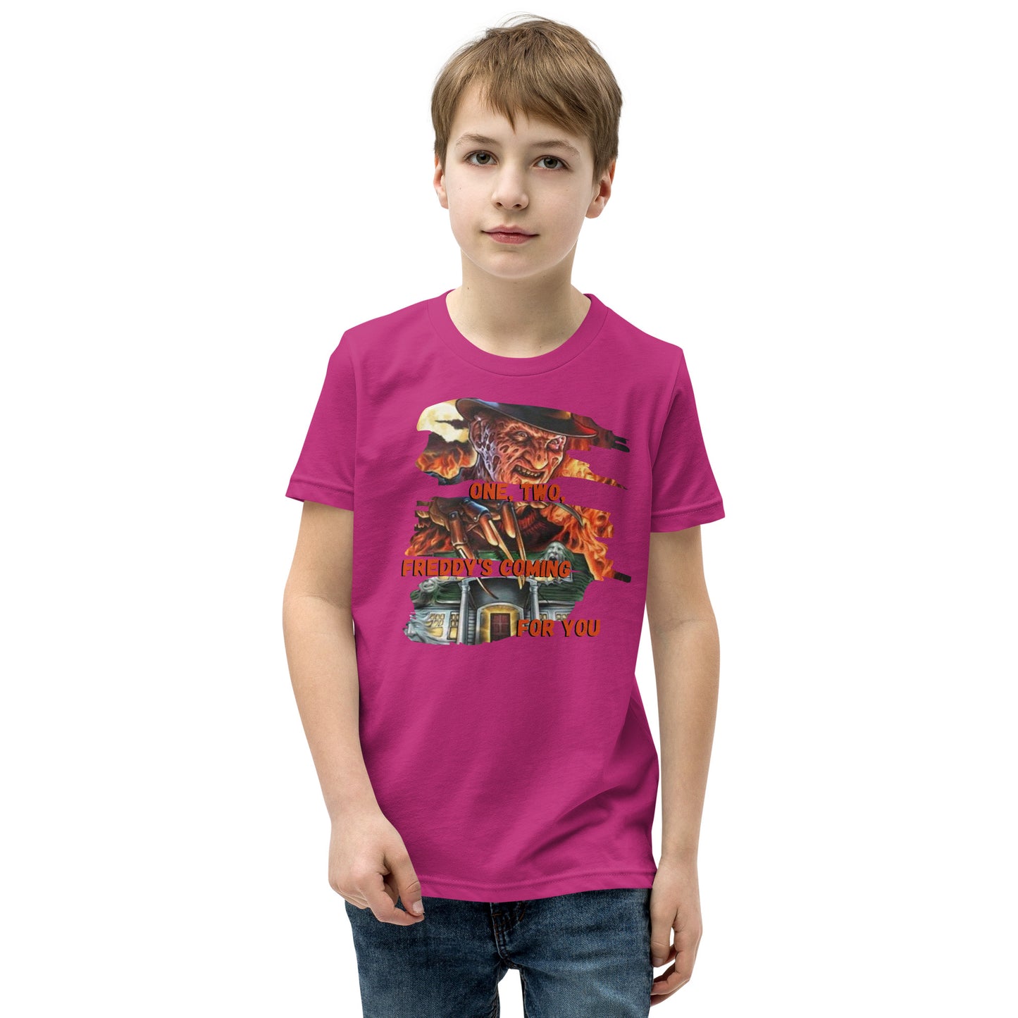 Freddy krueger halloween Youth Short Sleeve Tee