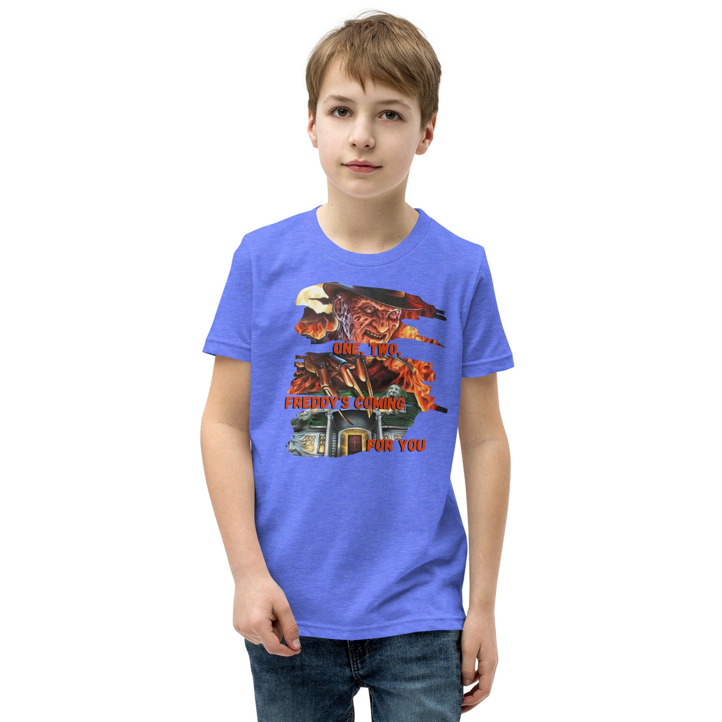 Freddy krueger halloween Youth Short Sleeve Tee