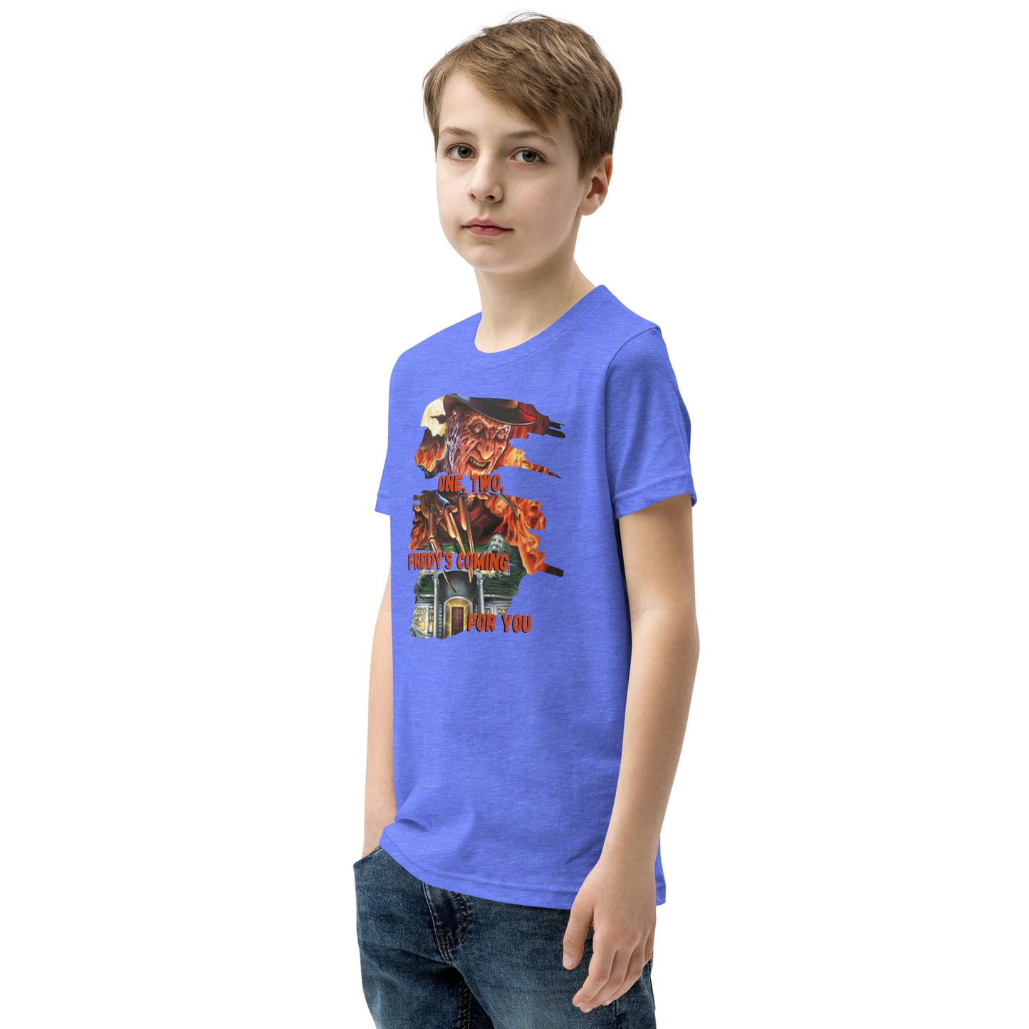 Freddy krueger halloween Youth Short Sleeve Tee