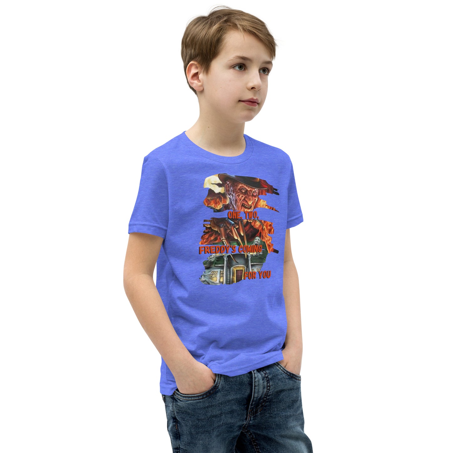 Freddy krueger halloween Youth Short Sleeve Tee