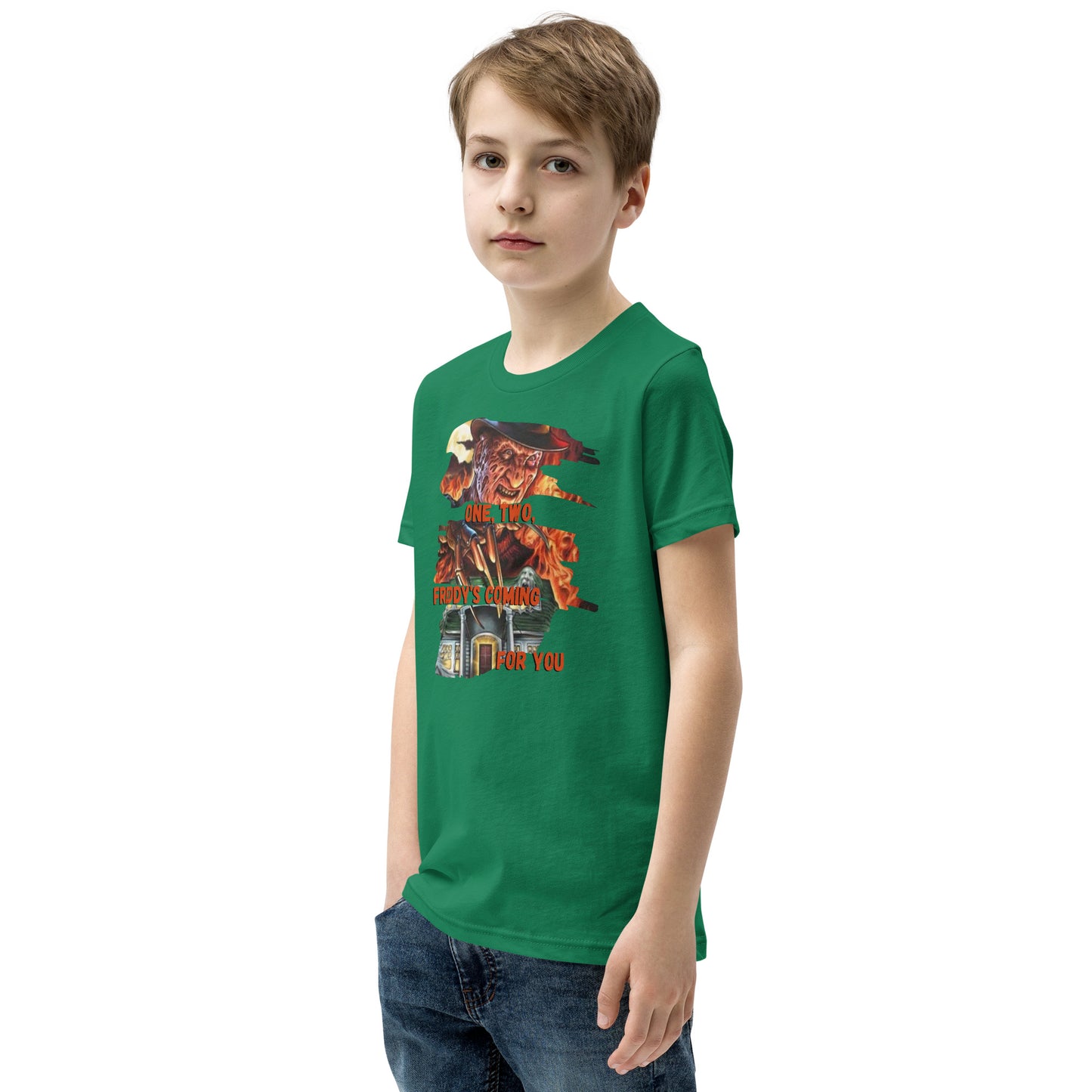 Freddy krueger halloween Youth Short Sleeve Tee