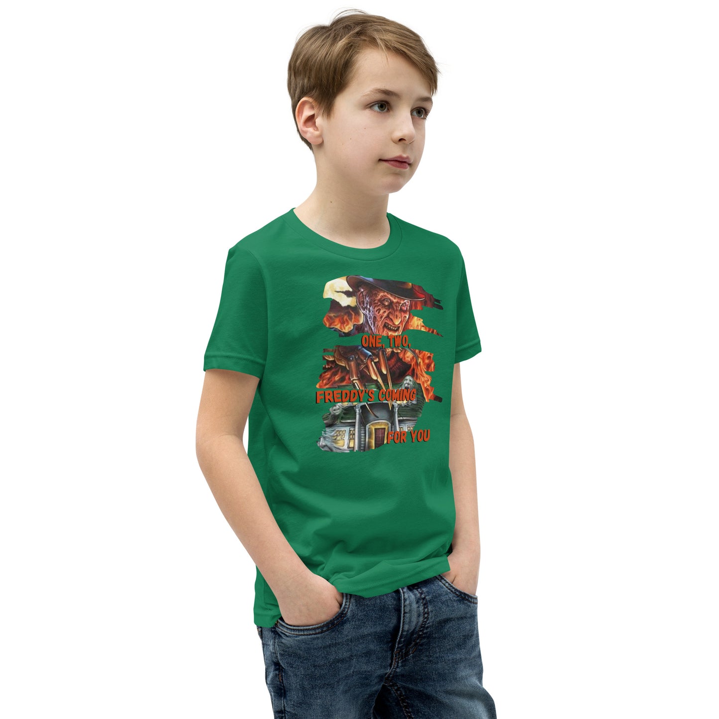 Freddy krueger halloween Youth Short Sleeve Tee