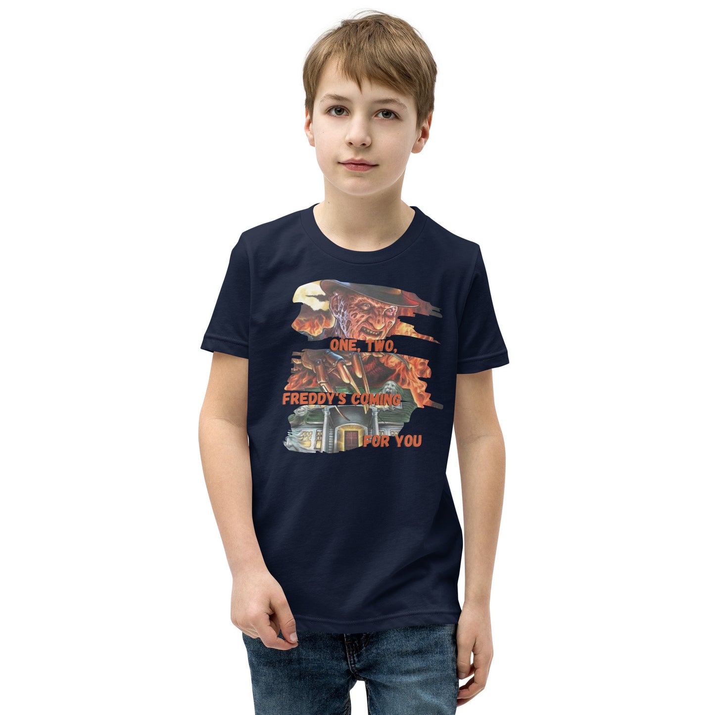 Freddy krueger halloween Youth Short Sleeve Tee