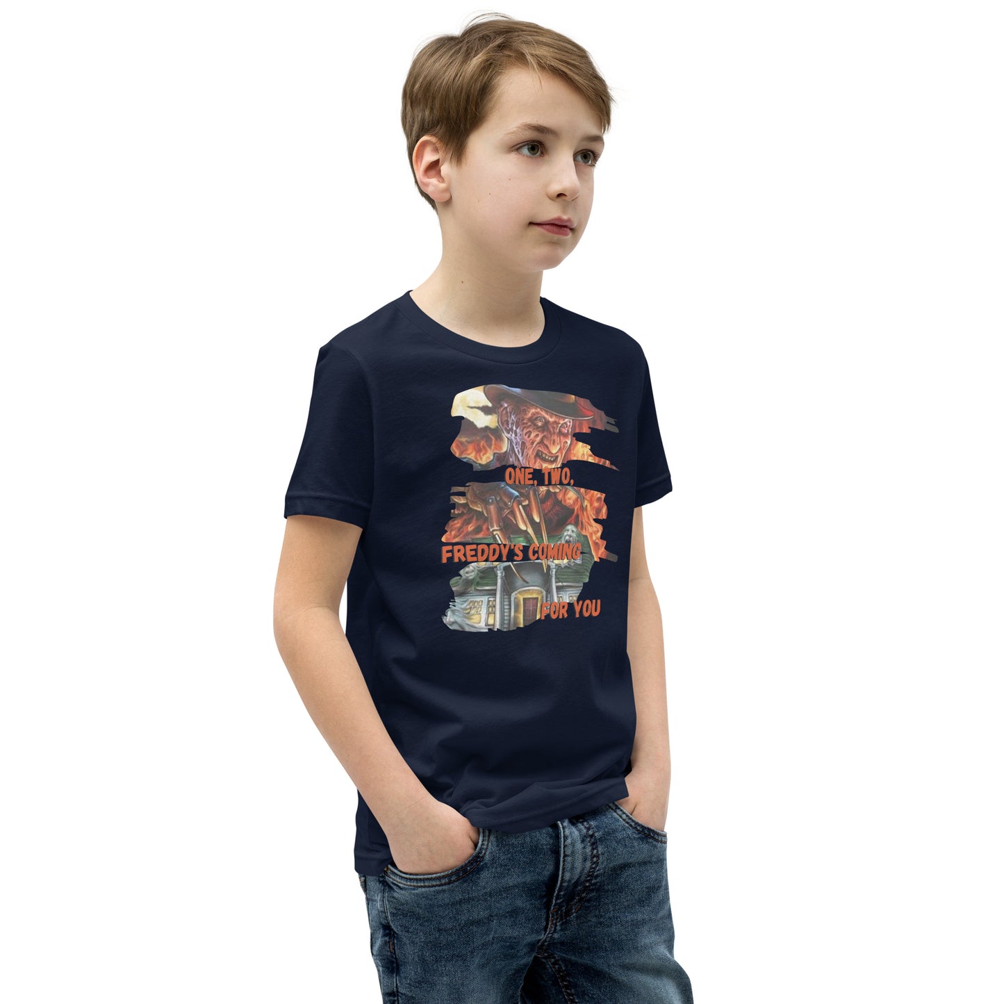 Freddy krueger halloween Youth Short Sleeve Tee