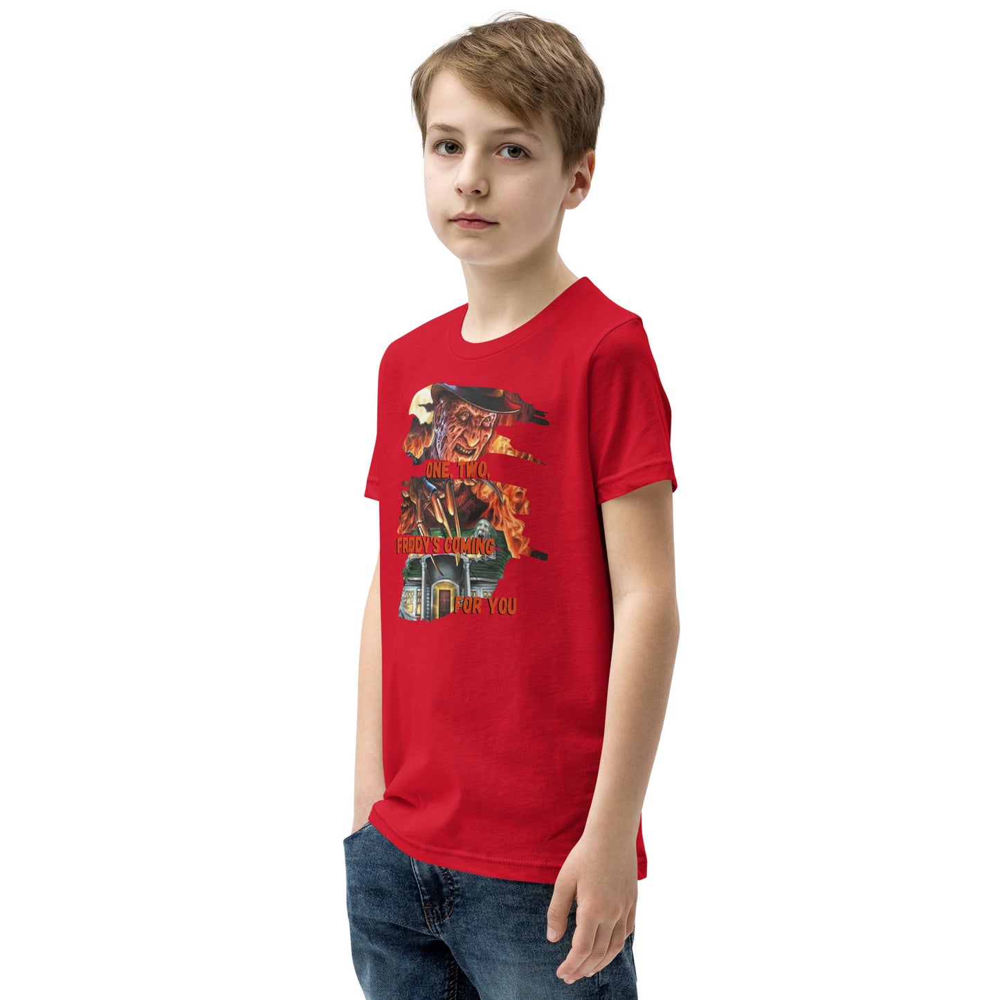 Freddy krueger halloween Youth Short Sleeve Tee