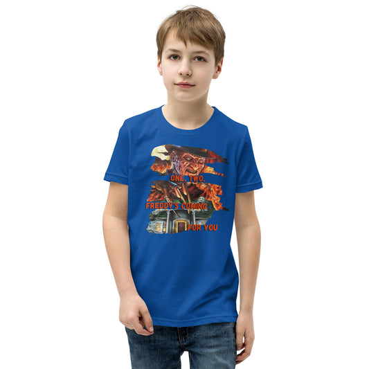 Freddy krueger halloween Youth Short Sleeve Tee