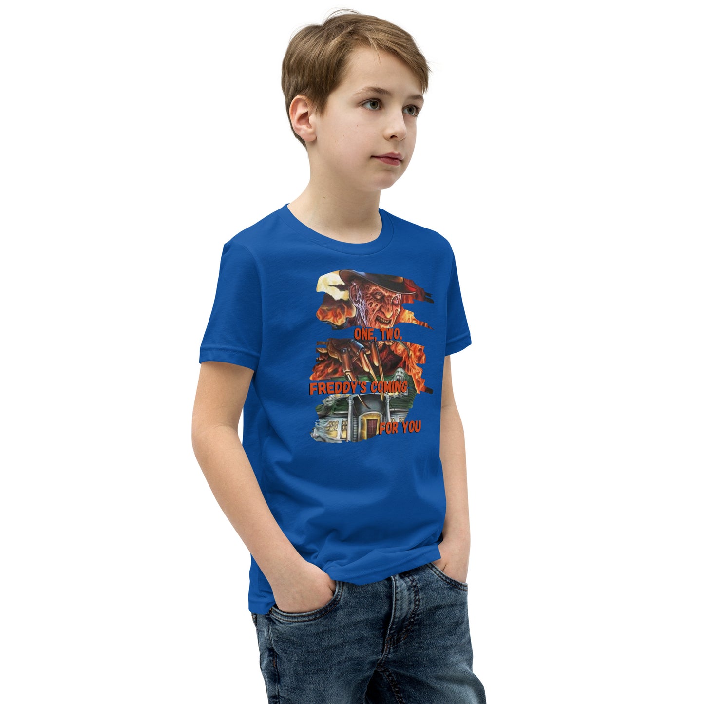 Freddy krueger halloween Youth Short Sleeve Tee