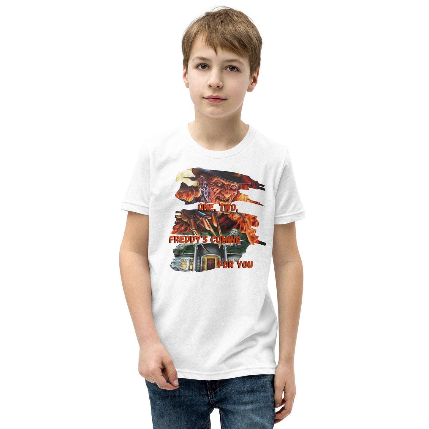 Freddy krueger halloween Youth Short Sleeve Tee